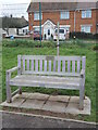 ST2832 : Memorial bench and tree by Neil Owen