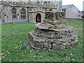 Old cross in the churchyard