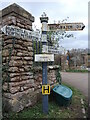 A signpost and a place