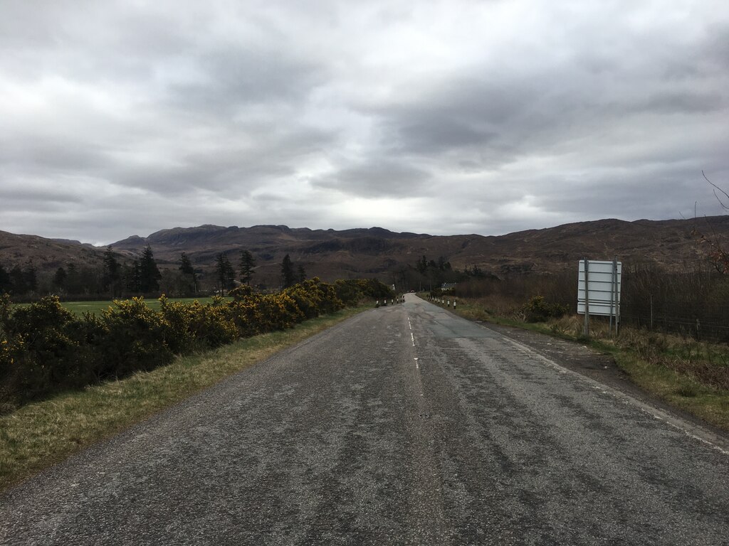 A890 Towards Strathcarron © Steven Brown :: Geograph Britain And Ireland