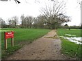 TQ1481 : Public path across a golf course near Greenford by Malc McDonald