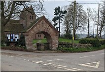 SO6729 : Grade II Listed lychgate, Kempley, Gloucestershire by Jaggery