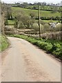 Lane towards Pendegy Mill