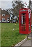 SO6729 : Red box, Kempley Green, Gloucestershire by Jaggery