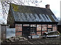 Old building on Moss Lane near Whixall