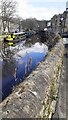 Springs Canal viewed over wall of Canal Street