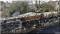 Haltwhistle Burn viewed over parapet of Townfoot Bridge