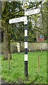 Direction Sign - Signpost on Chew Lane, Gargrave