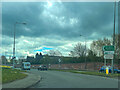 Roundabout on the A523