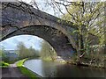 Disused railway viaduct over Huddersfield canal