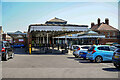 The original station buildings at Felixstowe