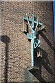 Statue on the Church of St Catherine of Siena