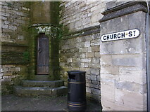 SY6990 : Bin in Church Street by Basher Eyre