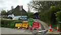 SX7861 : Road closed, Cott by Derek Harper