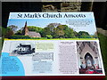 Information board about St Mark