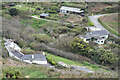 Houses in the valley bottom at Millook