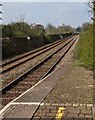 Railway west from Ivybridge station, Devon