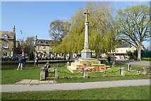SP1620 : War memorial, Bourton-on-the -Water by Philip Halling