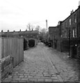 The alley at the rear of Stafford Parade, Halifax