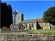SE8821 : War memorial at St John Baptist Church, Alkborough by Marathon