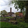 SO9995 : Former pumping station, viewed from Wood Green cemetery by A J Paxton