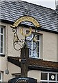 Horseshoe Inn name sign, Mamhilad, Monmouthshire