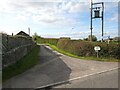 Access road off Ebdon Road