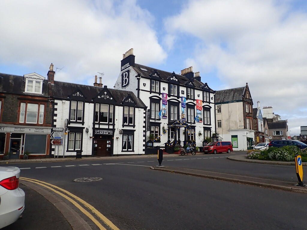 The Buccleuch Arms Hotel, Moffat © Eirian Evans :: Geograph Britain And ...