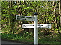 Signpost at Brasses Farm