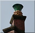 SJ8498 : A Ceramic Pineapple by Gerald England