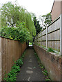 The path from Huddersfield Road to Richmond Park Avenue, Roberttown, Liversedge