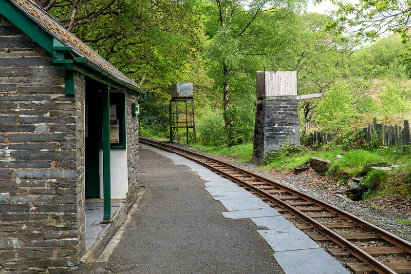 Water towers at Dolgoch station © John Lucas :: Geograph Britain and ...