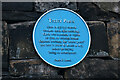 SE0511 : Marsden - blue plaque for tenter posts by Chris Allen