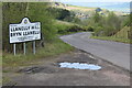 Llanelly Hill sign on Llam-march Road