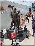 TQ3179 : Waterloo Station - National Windrush Monument by Colin Smith