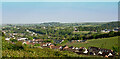 Looking across the north eastern suburbs of Barnstaple and some of Pilton