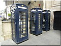 TQ2980 : Royal Academy of Arts - Telephone Call Boxes by Colin Smith