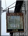 Sign for the Maypole inn, Whitton