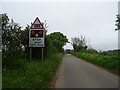 Strattonhall Drift approaching level crossing