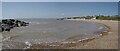 Rock Groyne & Beach Panorama