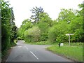 SU8739 : Road junction near Farnham by Malc McDonald