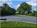 Station Road joins Vicarage Road, Crawley Down