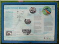 Information Board at Letcombe Brook, Grove