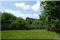 Train passing Lemonroyd Marina