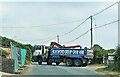 Lorry in Butchers Lane, Three Oaks