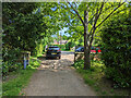 Eastern way out of churchyard, Crawley Down