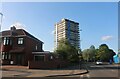 Tower block on Stoney Stanton Road, Edgwick