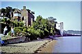 TQ7570 : Upnor Castle, from the riverside, 1996 by Nigel Thompson