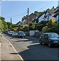 Cars, houses and shadows, Stonehouse, Gloucestershire