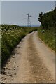 SW6140 : View to pylon by Elizabeth Scott